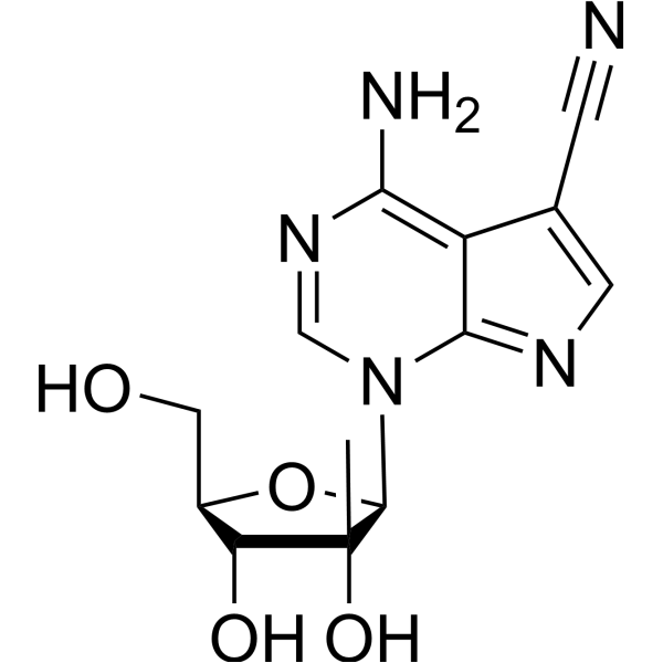 4-Amino-1-(2-C-methyl-β-D-ribofuranosyl)-1H-pyrrolo[2,3-d]pyrimidine-5-carbonitrile 847651-51-8